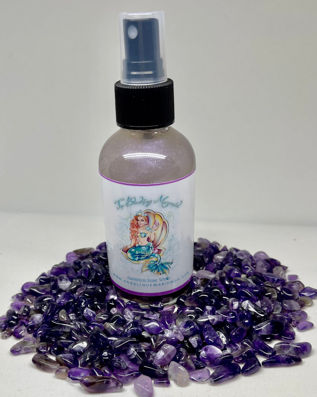 Vegan Amethyst Rose Water Facial Spray